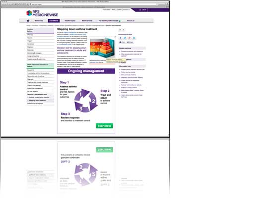 NPS Asthma Tool - Web & Mobile